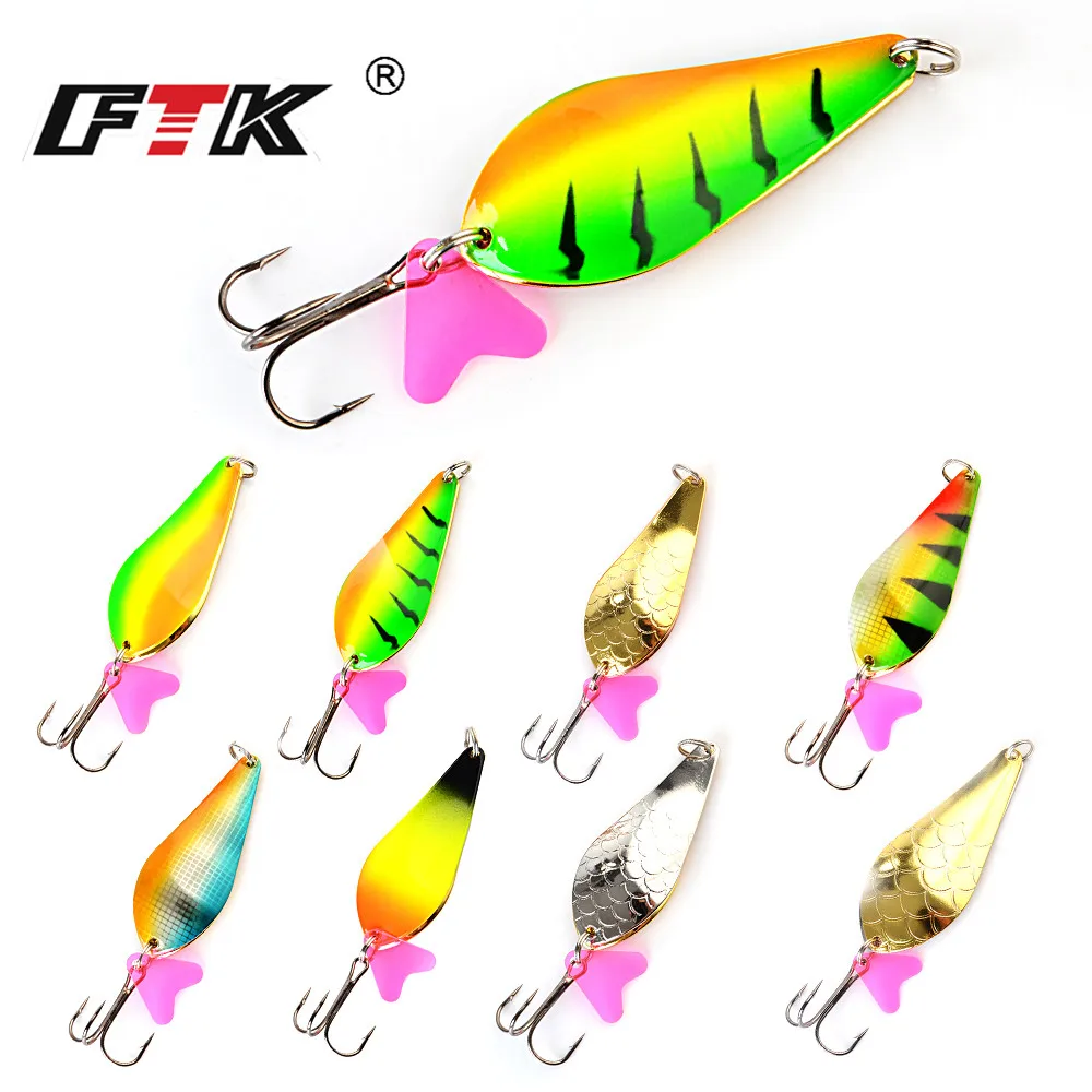 FTK 1pcs Fishing Lure 23g/27g/35g Double Spoon Noise Sequin Paillette Carp Hard Fishing Baits With Treble Hook Pike Lure
FTK 1pcs Fishing Lure 23g/27g/35g Double Spoon Noise Sequin Paillette Carp Hard Fishing Baits With Treble Hook Pike Lure