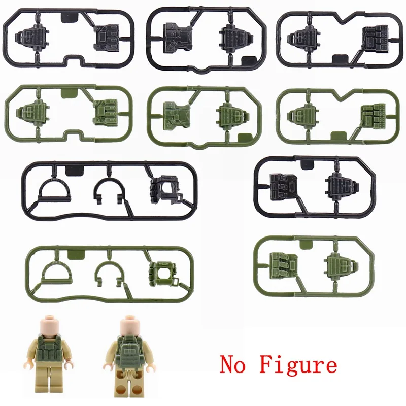 2Pcs/set Legoing Military Body Armor Backpack MOC Building Blocks Toys For Children Compatible with Legoing SWAT Army Weapon
2Pcs/set Legoing Military Body Armor Backpack MOC Building Blocks Toys For Children Compatible with Legoing SWAT Army Weapon