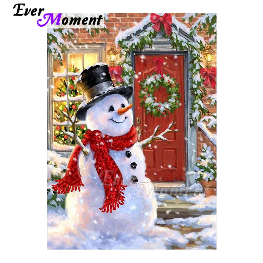 Ever Moment Diamond Painting Full Square Drill Mosaic Snowman Christmas Wall Picture Of Rhinestone Diamond Embroidery ASF1719
Ever Moment Diamond Painting Full Square Drill Mosaic Snowman Christmas Wall Picture Of Rhinestone Diamond Embroidery ASF1719