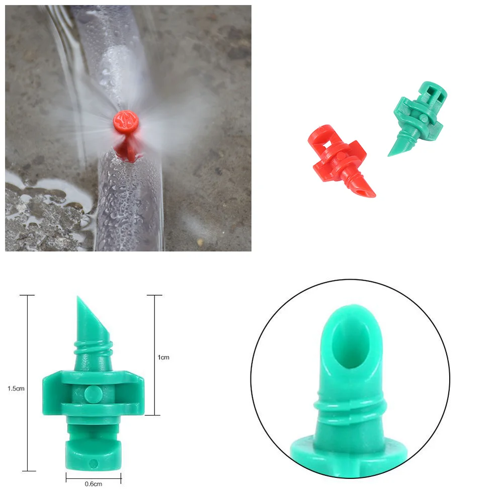 50Pcs/pack Plastic Micro Garden Lawn Greenhouse Water Spray Misting Nozzle Sprinkler Irrigation System Agriculture Tools
50Pcs/pack Plastic Micro Garden Lawn Greenhouse Water Spray Misting Nozzle Sprinkler Irrigation System Agriculture Tools