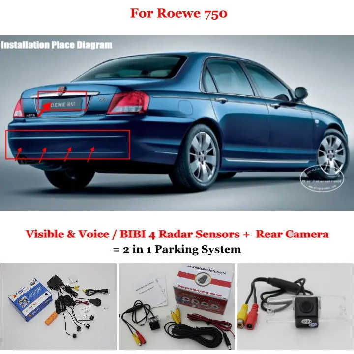 Liislee For Roewe 750 - Car Parking Sensors + Rear View Camera = 2 in 1 Visual / BIBI Alarm Parking System
Liislee For Roewe 750 - Car Parking Sensors + Rear View Camera = 2 in 1 Visual / BIBI Alarm Parking System