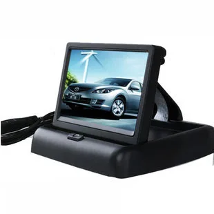 Foldable 4.3"car color TFT LCD monitor with 2 video input 16:9 DC12 480x234 resolution free shipping
Foldable 4.3"car color TFT LCD monitor with 2 video input 16:9 DC12 480x234 resolution free shipping