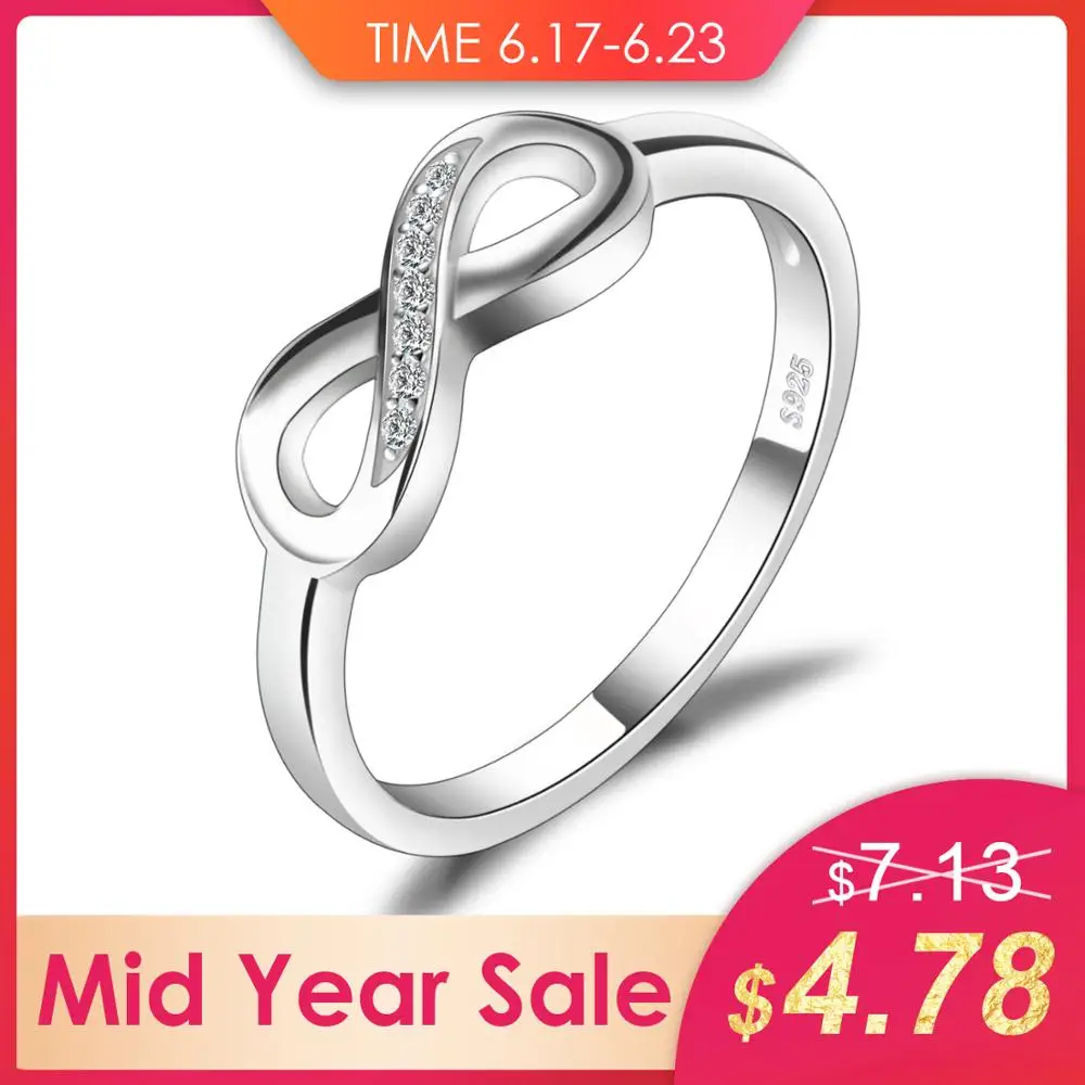 JewelryPalace Ring For Women 925 Sterling Silver Infinity Forever Love Anniversary Promise Genuine Jewelry Birthday Girl Gifts 
JewelryPalace Ring For Women 925 Sterling Silver Infinity Forever Love Anniversary Promise Genuine Jewelry Birthday Girl Gifts