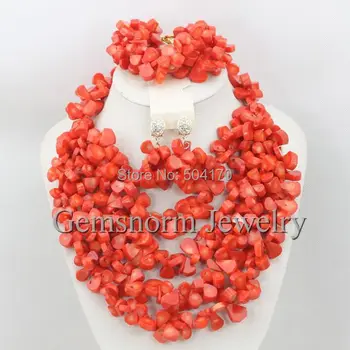 Handmade Coral Beads Jewellery Set African Bridal Jewelry Set Chunky Bib Necklace Set 2 Styles Free Shipping CNR268
Handmade Coral Beads Jewellery Set African Bridal Jewelry Set Chunky Bib Necklace Set 2 Styles Free Shipping CNR268