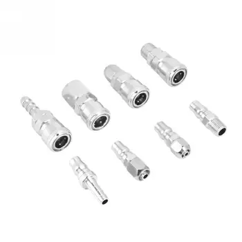8Pcs 38 Pneumatic Quick Fittings Release Plug Socket Connector Set for Air Compressor Hose fitting
8Pcs 38 Pneumatic Quick Fittings Release Plug Socket Connector Set for Air Compressor Hose fitting