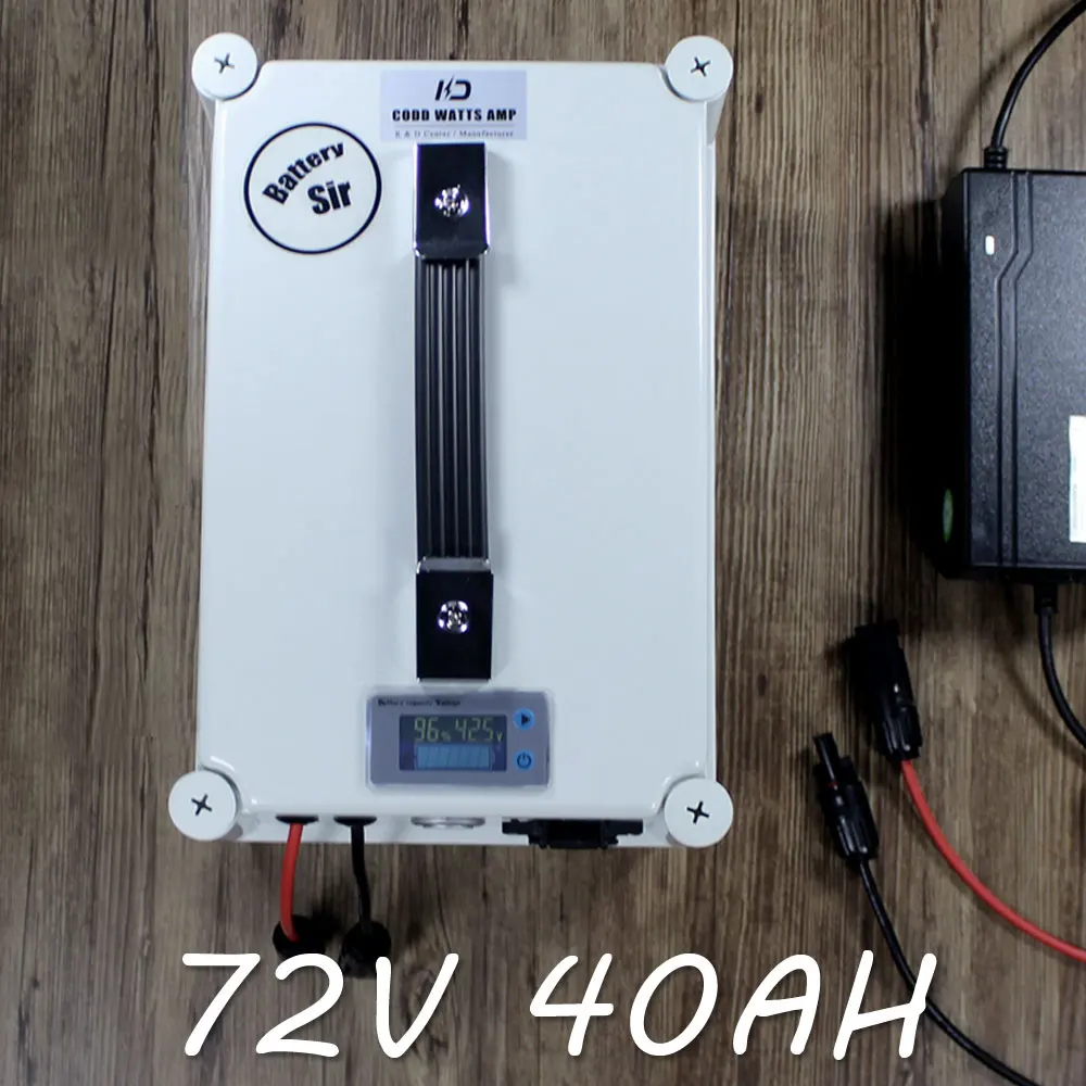 Аккумулятор LiFePO4 72 в 40 Ач 4000 Вт аккумулятор для электрического мотоцикла скутера