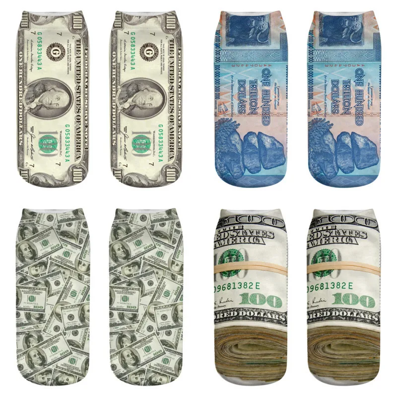 2018 Dollar Printed Harajuku Ankle Socks Unisex 3d Funny Christmas Winter Socks Calcetines Antideslizantes Mujer ez*
2018 Dollar Printed Harajuku Ankle Socks Unisex 3d Funny Christmas Winter Socks Calcetines Antideslizantes Mujer ez*