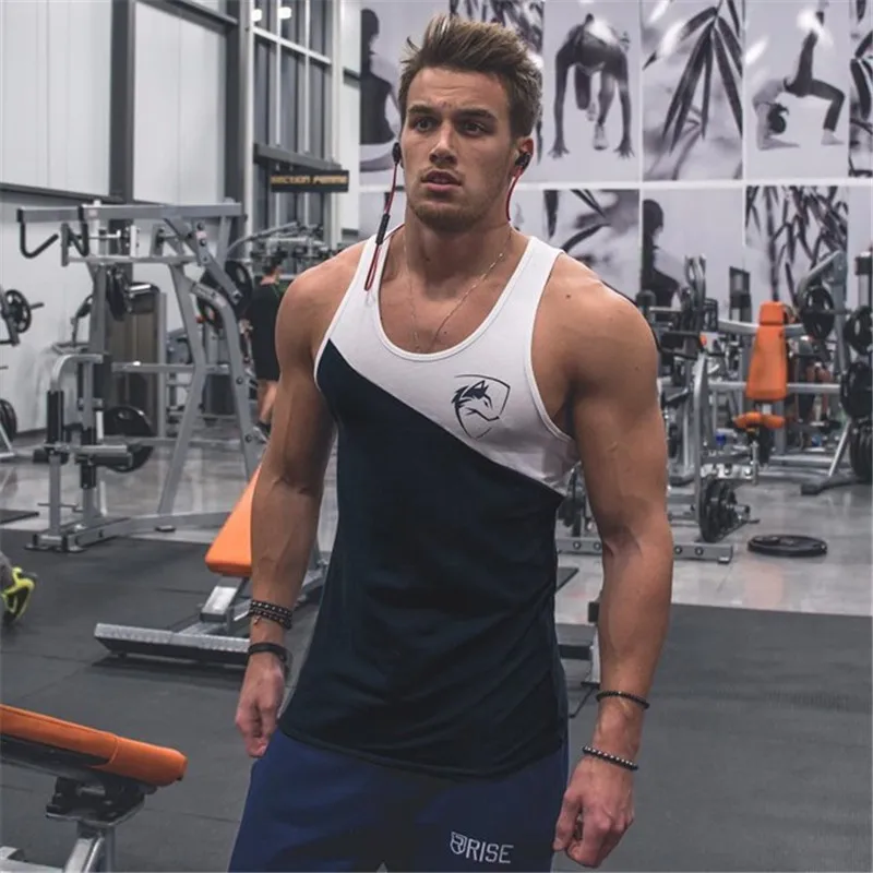 2019 New Cotton Patchwork Male Tank Tops Mens Sleeveless Vest Summer Gyms Clothing Bodybuilding Undershirt Fitness Tank Tops
2019 New Cotton Patchwork Male Tank Tops Mens Sleeveless Vest Summer Gyms Clothing Bodybuilding Undershirt Fitness Tank Tops