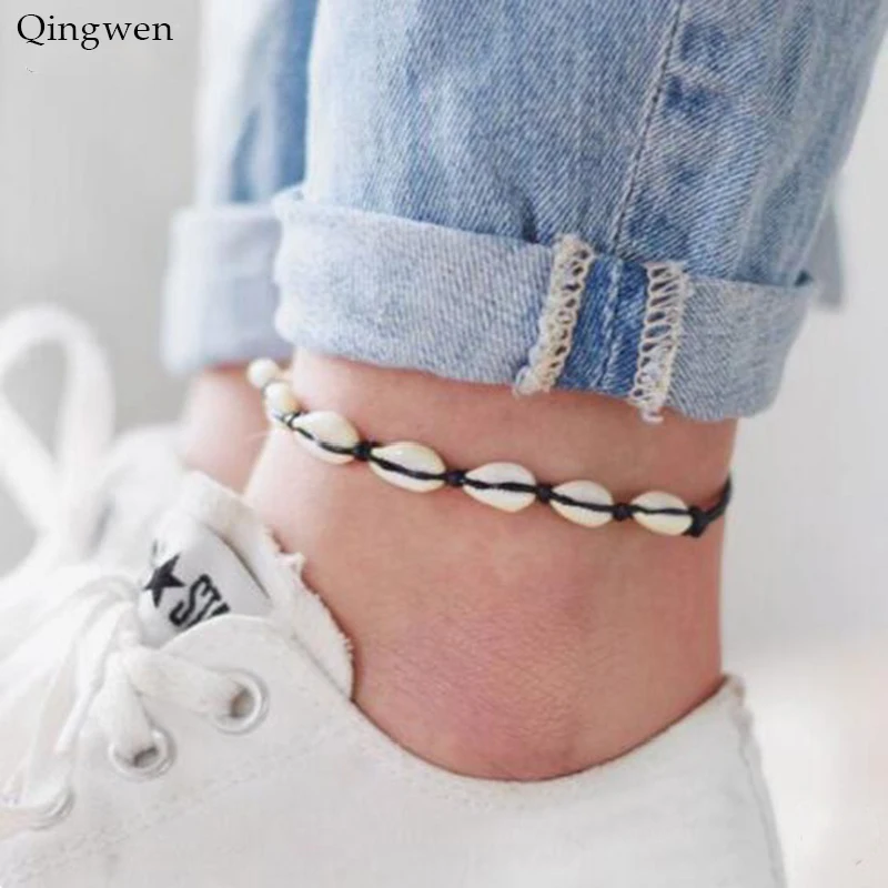 Qingwen 2019 New Anklets Shell Foot Handmade Jewelry Summer Beach Barefoot Bracelet Ankle on Leg Bohemian Accessories CE0675
Qingwen 2019 New Anklets Shell Foot Handmade Jewelry Summer Beach Barefoot Bracelet Ankle on Leg Bohemian Accessories CE0675