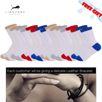 Lionzone 8Pairs/lot Movement Thicken Socks Man Calcetines Hombre Breathable Bamboo Fiber Contracted Hemp Men Socks + Free Gift
Lionzone 8Pairs/lot Movement Thicken Socks Man Calcetines Hombre Breathable Bamboo Fiber Contracted Hemp Men Socks + Free Gift