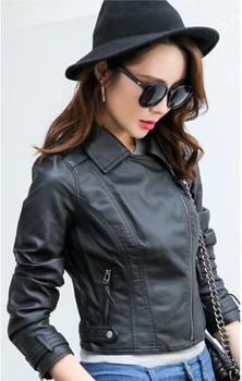 Spring And Autumn PU Motorcycle RideJacket Lady Short Fashion Design Leather Coat Jacket Jacket Casual Windbreaker Punk
Spring And Autumn PU Motorcycle RideJacket Lady Short Fashion Design Leather Coat Jacket Jacket Casual Windbreaker Punk