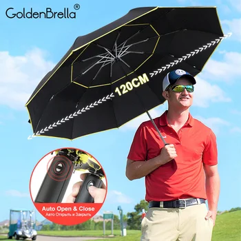120CM Fully-Automatic Umbrella Rain Women Double Big 3Folding Wind Resistant Large Umbrella Men High Quality Business Car Umbrel
120CM Fully-Automatic Umbrella Rain Women Double Big 3Folding Wind Resistant Large Umbrella Men High Quality Business Car Umbrel