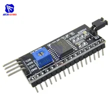 Port de Module de carte d'interface série PCF8574T IIC I2C TWI SPI pour Module d'affichage Arduino LCD 1602 LCD 2004(China)