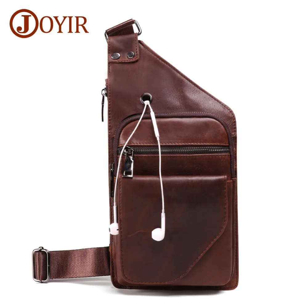 JOYIR Sling Chest Bag For Men Genuine Leather Men's Crossbody Bag Casual Shoulder Bag Travel Hiking Motorcycle Messenger Bag
JOYIR Sling Chest Bag For Men Genuine Leather Men's Crossbody Bag Casual Shoulder Bag Travel Hiking Motorcycle Messenger Bag