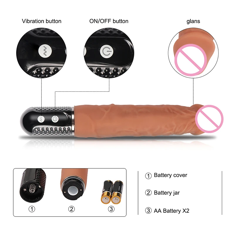 10 Speed Dildo Butt Plug Vibrator Adult Sex Toys For Women G Spot Vagina Massager Clitoris Stimulation Orgasm Female Masturbator