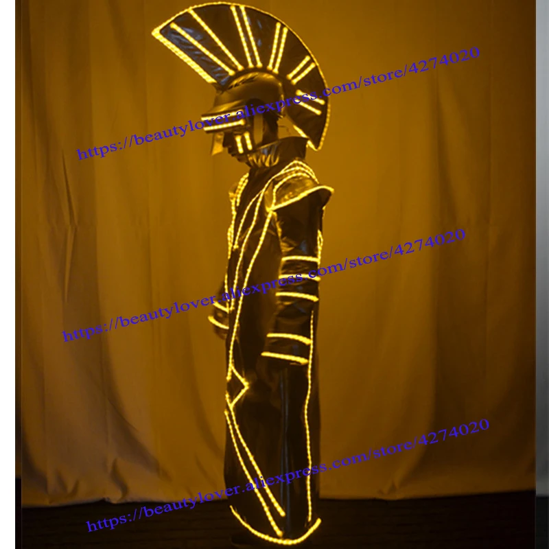 Luminous emperor costume future show Stage performance nightclub bar music festival party KTV LED lighting dance costume
Luminous emperor costume future show Stage performance nightclub bar music festival party KTV LED lighting dance costume