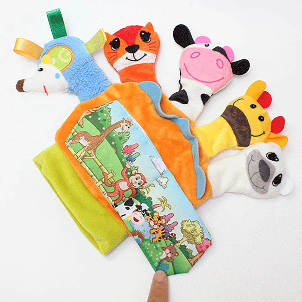 Cartoon Animal Finger Doll Gloves Soft Plush Couple Gloves Baby Rattle Toy Infant Baby Kids rattle Wrist toys 0~24 Months gifts
Cartoon Animal Finger Doll Gloves Soft Plush Couple Gloves Baby Rattle Toy Infant Baby Kids rattle Wrist toys 0~24 Months gifts