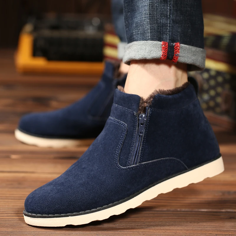 Super Warm Men Winter Boots Suede Men's Fur Boots Warm Snow Shoes Men's Ankle Snow Boot
Super Warm Men Winter Boots Suede Men's Fur Boots Warm Snow Shoes Men's Ankle Snow Boot