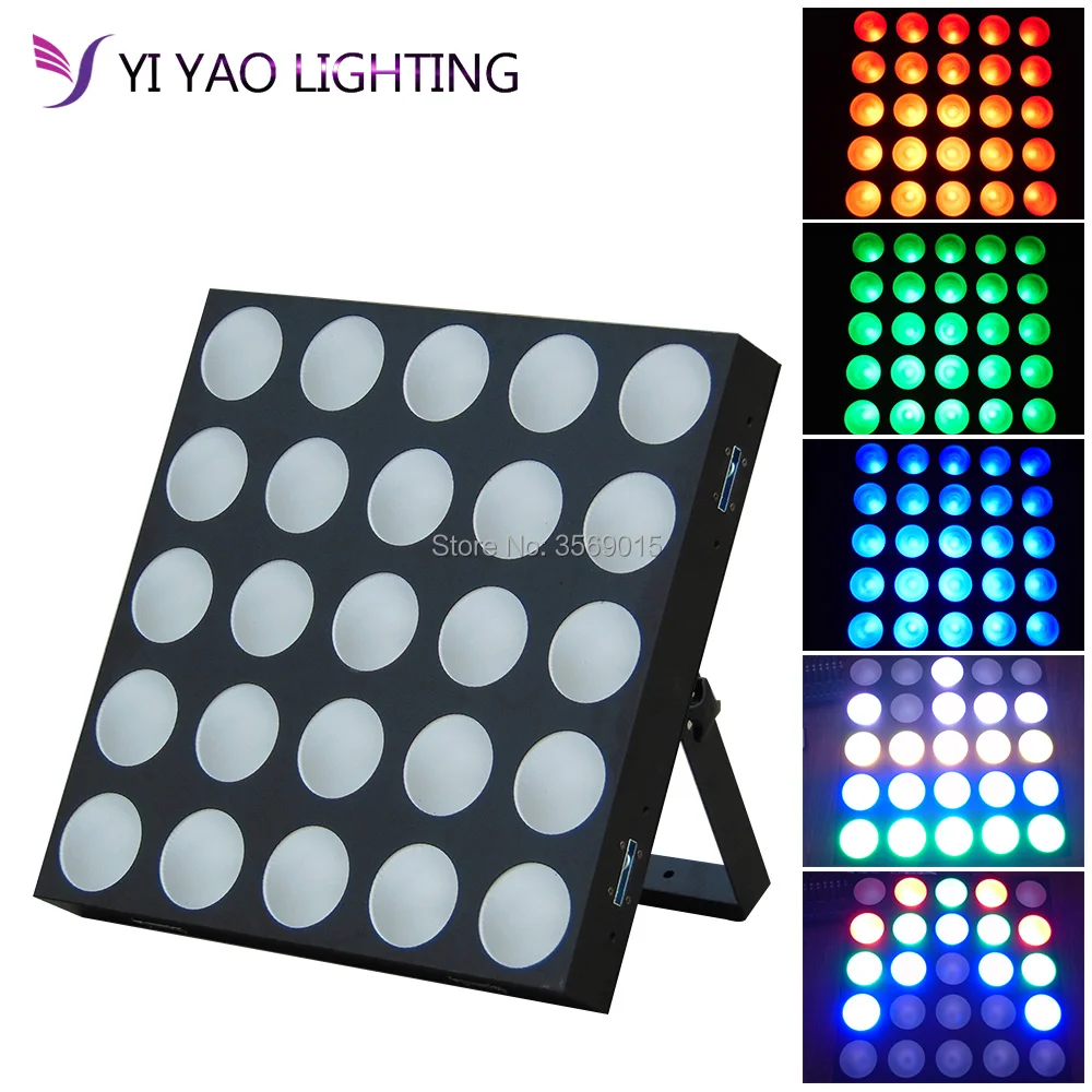 Светодиодный светильник с монолитным блоком светодиодов 25x10 Вт 3 в 1 RGB для