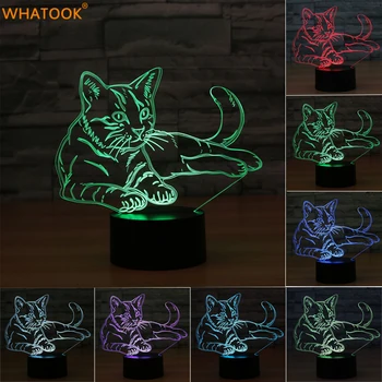 Cute 3D Cat LED Night Light Animal Lamp 7 Colors Touch Sensor Light Children Cute Night Lamp Bedroom Lampara Light Kids Gifts
Cute 3D Cat LED Night Light Animal Lamp 7 Colors Touch Sensor Light Children Cute Night Lamp Bedroom Lampara Light Kids Gifts