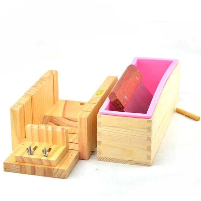Nicole Silicone Mold Soap Making Tool Set-3 Adjustable Wooden Loaf Cutter Box 3 Pieces Stainless Steel Blades for DIY Handmade
Nicole Silicone Mold Soap Making Tool Set-3 Adjustable Wooden Loaf Cutter Box 3 Pieces Stainless Steel Blades for DIY Handmade