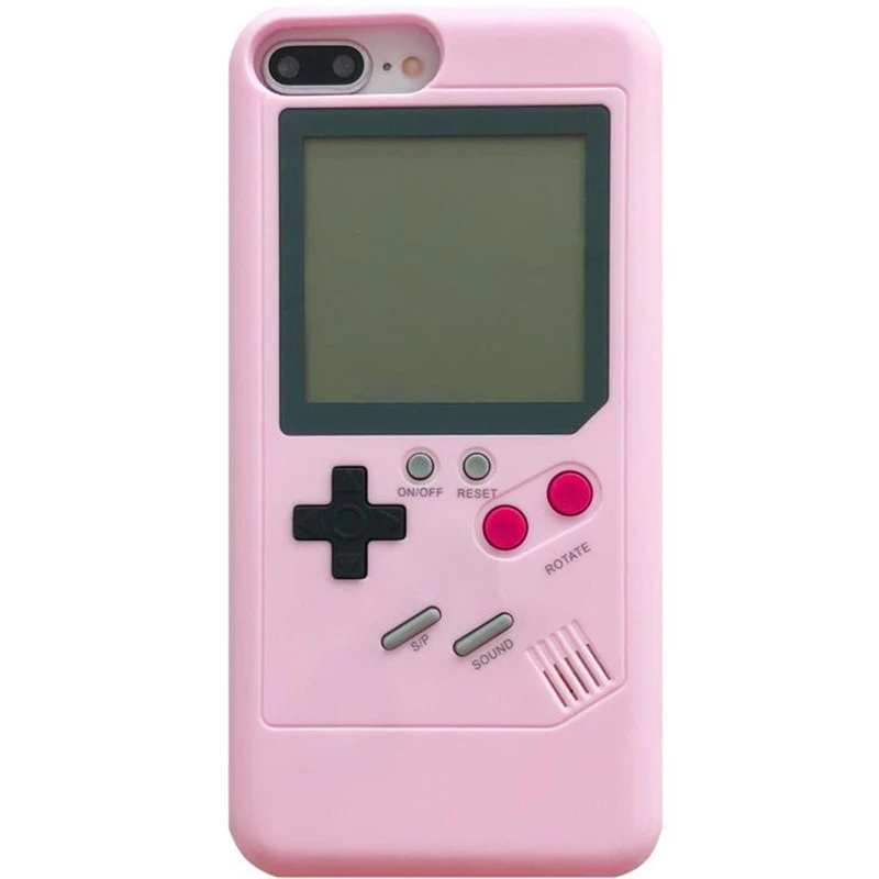 Pink Color Display Gameboy Soft Silicone Phone Charger Cover Gameboy phone Case for iPhone 6 6S 7 8 Plus X Classic
Pink Color Display Gameboy Soft Silicone Phone Charger Cover Gameboy phone Case for iPhone 6 6S 7 8 Plus X Classic