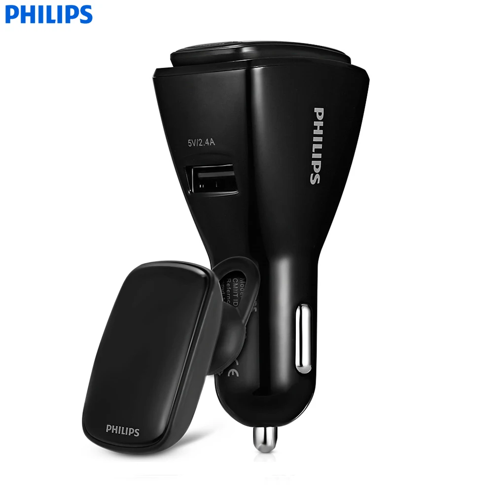 

PHILIPS SHB1801 Car Charger Bluetooth 4.0 With Headset Hands Free Call Music Audio Output