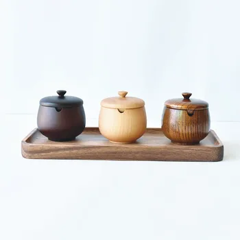 3pcs Multifunctional Kitchen wood Storage Spice Jar Bottle Seasoning Storage Cans With cover Rack Kitchen bowl Storage Container
3pcs Multifunctional Kitchen wood Storage Spice Jar Bottle Seasoning Storage Cans With cover Rack Kitchen bowl Storage Container