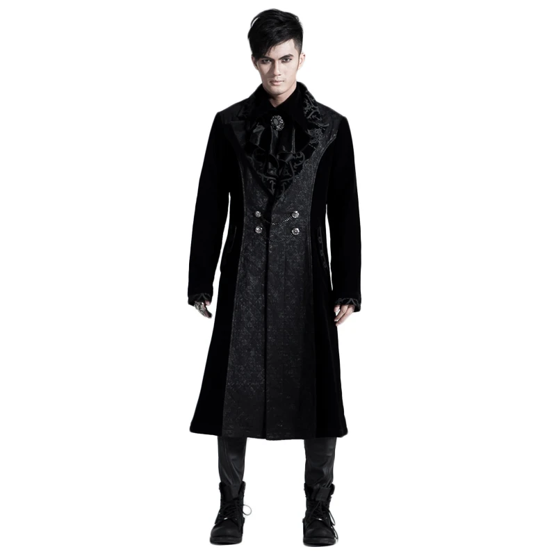 Fashinable Shock Dark Alternative Men Gothic Leather Coat Gothic Lace Plus Velvet Embroidery Cotton Coat Thick Winter Coat
Fashinable Shock Dark Alternative Men Gothic Leather Coat Gothic Lace Plus Velvet Embroidery Cotton Coat Thick Winter Coat