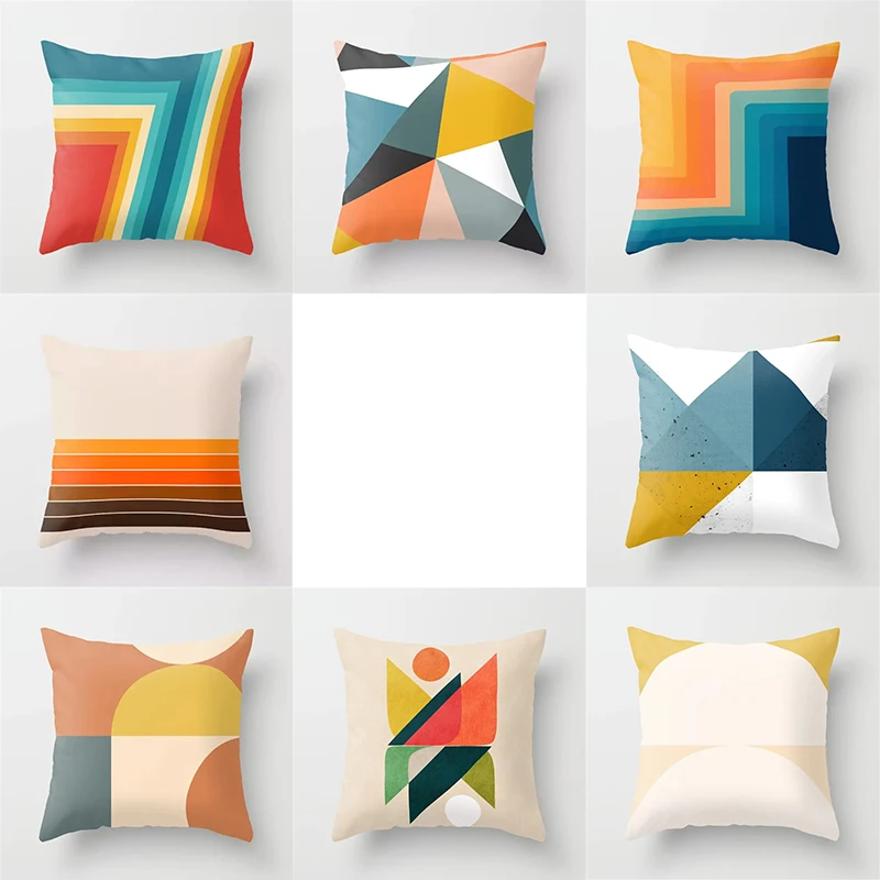 Pop Colorful Splicing Cushion Cover Printed Geometric Decorative Throw Pillow Covers Pillows 45 * 45 Home Decoration Accessories
Pop Colorful Splicing Cushion Cover Printed Geometric Decorative Throw Pillow Covers Pillows 45 * 45 Home Decoration Accessories