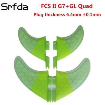 srfda quad set High quality surfboard for FUTURE FCS II box fins with fiberglass honey comb material size 2pcsG7 + 2pcs GL
srfda quad set High quality surfboard for FUTURE FCS II box fins with fiberglass honey comb material size 2pcsG7 + 2pcs GL