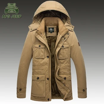 Plus Size L-8XL Men Down Jacket 2018 Thick Winter Parkas Nature Warm windbreaker Loose Brand AFSJEEP Original Male Coats
Plus Size L-8XL Men Down Jacket 2018 Thick Winter Parkas Nature Warm windbreaker Loose Brand AFSJEEP Original Male Coats