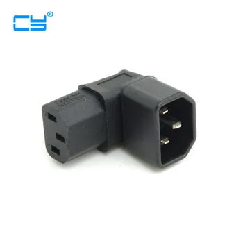 2PCS/lot IEC Male C14 to Down Right Angled 90 Degree IEC Female C13 Power Extension Adapter
2PCS/lot IEC Male C14 to Down Right Angled 90 Degree IEC Female C13 Power Extension Adapter