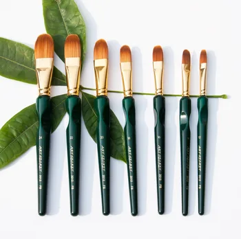 2012FB Korea importing synthetic hair triangle wooden handle aluminum ferrule acrylic and oil brush
2012FB Korea importing synthetic hair triangle wooden handle aluminum ferrule acrylic and oil brush