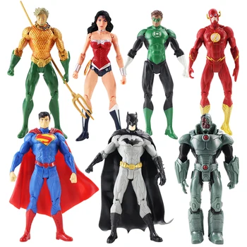 7pcs/lot 18cm Super Hero Figure Toys Super Man Batman Flash Wonder Woman Captain America Spiderman Iron Man PVC Collection Dolls
7pcs/lot 18cm Super Hero Figure Toys Super Man Batman Flash Wonder Woman Captain America Spiderman Iron Man PVC Collection Dolls