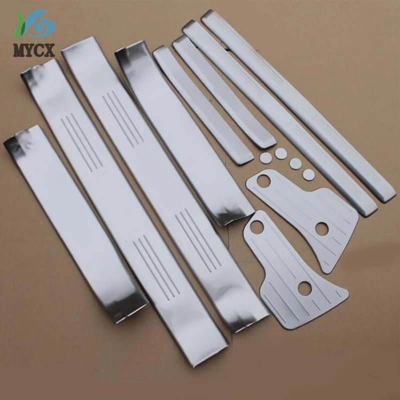 Car styling For toyota Land Cruiser Prado FJ150 FJ 150 2010-2018 High quality stainless steel Scuff Plate/Door Sill 14pcs
Car styling For toyota Land Cruiser Prado FJ150 FJ 150 2010-2018 High quality stainless steel Scuff Plate/Door Sill 14pcs