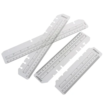 2 Pcs Rulers A4 A5 A6 B5 Planner For Spiral Notebook Tools School & Educational Supplies Suitable For Notebook Organizer
2 Pcs Rulers A4 A5 A6 B5 Planner For Spiral Notebook Tools School & Educational Supplies Suitable For Notebook Organizer
