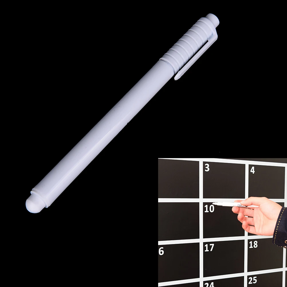 Hot Sale 1pc Environmentally White Ink Liquid Chalk Marker Pen for Chalkboard Blackboar Glass Window School Office
Hot Sale 1pc Environmentally White Ink Liquid Chalk Marker Pen for Chalkboard Blackboar Glass Window School Office