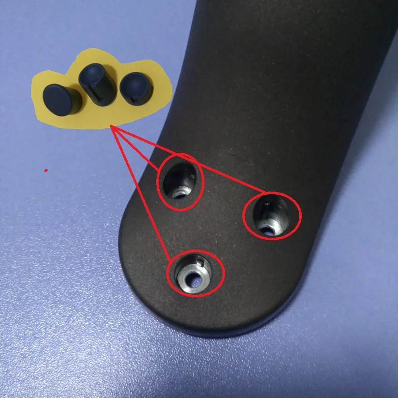 Rubber cap at the rear of the electric scooter fixing screw hole 3 XIAOMI only for MIJIA M365
Rubber cap at the rear of the electric scooter fixing screw hole 3 XIAOMI only for MIJIA M365