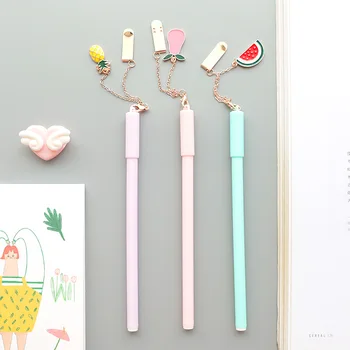 1pcs personality creative cartoon 0.5mm black refill pendant pen student Youmei fruit bookmark pendant pen
1pcs personality creative cartoon 0.5mm black refill pendant pen student Youmei fruit bookmark pendant pen