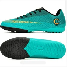 Новые мужские уличные футбольные бутсы для взрослых, высокие футбольные бутсы TF/FG, спортивные кроссовки, обувь больших размеров 33-47(China)