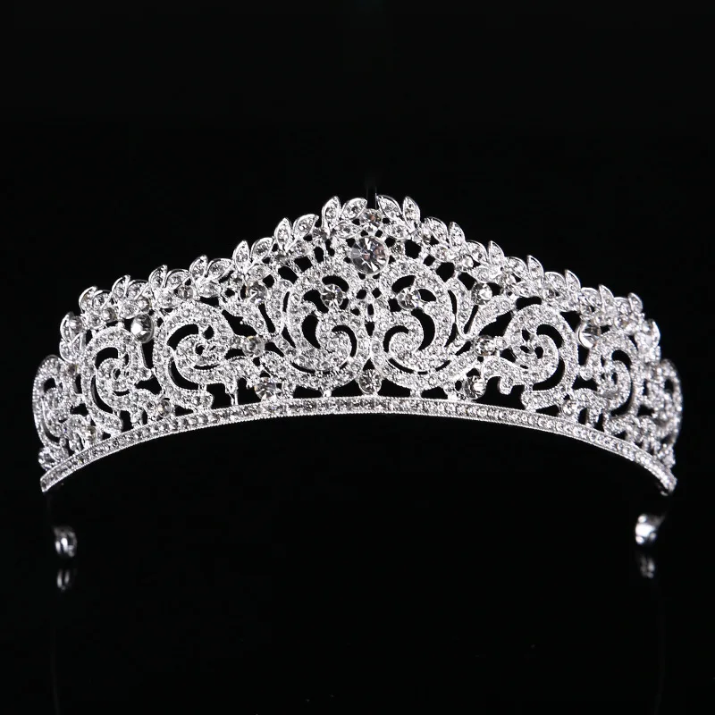 Свадебная Хрустальная тиара корона королевы женские свадебные украшения для