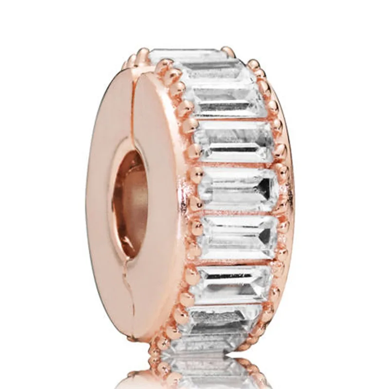 New 925 Sterling Silver Bead Charm Rose Gold Ice Formation With Crystal Clip Stopper Beads Fit Pandora Bracelet Diy Jewelry
New 925 Sterling Silver Bead Charm Rose Gold Ice Formation With Crystal Clip Stopper Beads Fit Pandora Bracelet Diy Jewelry