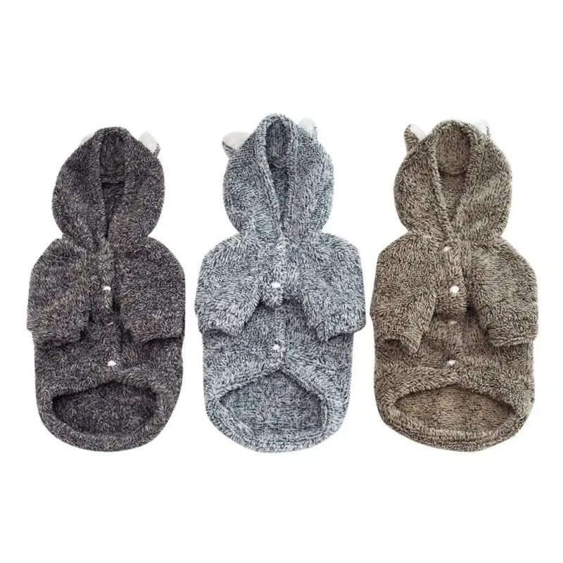Casual Dogs Clothes with Caps Dog Cute Bear and Ear Warm Coats Winter and Autumn Puppy Cloth Pet Dog Puppy Supplies P
Casual Dogs Clothes with Caps Dog Cute Bear and Ear Warm Coats Winter and Autumn Puppy Cloth Pet Dog Puppy Supplies P