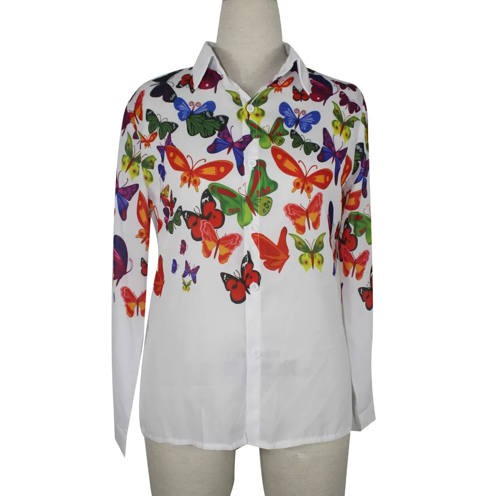 FREE OSTRICH Luxury Blouse Women 2018 Female Blouse Casual Butterfly Print Shirt Autumn Winter Long Sleeve Top Blusa
FREE OSTRICH Luxury Blouse Women 2018 Female Blouse Casual Butterfly Print Shirt Autumn Winter Long Sleeve Top Blusa