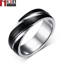 NIDIN 3 color wedding ring for men rings for women 316 stainless steel ring black gold-color
NIDIN 3 color wedding ring for men rings for women 316 stainless steel ring black gold-color