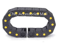1 meter 25 38 Towline Enhanced Full Closed Drag Chain with End Connectors for font b