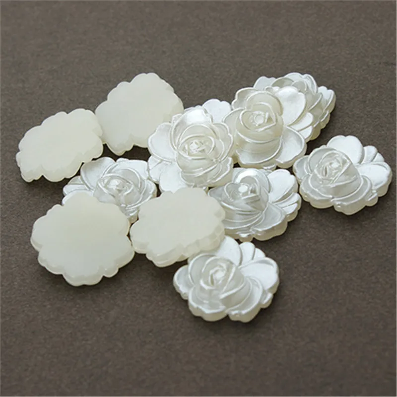 LINSOIR 20pcs/lot 20mm White Flat Back Simulated Half Pearl Bead Rose Flower Pearl Cabochon Beads For Craft Diy Jewelry Making
LINSOIR 20pcs/lot 20mm White Flat Back Simulated Half Pearl Bead Rose Flower Pearl Cabochon Beads For Craft Diy Jewelry Making
