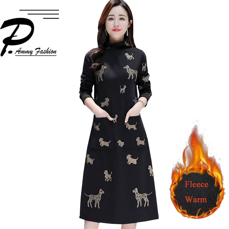 loose large size dress feminine temperament was thin 2018 winter new knit women fashion fleece warm Turtleneck dress
loose large size dress feminine temperament was thin 2018 winter new knit women fashion fleece warm Turtleneck dress
