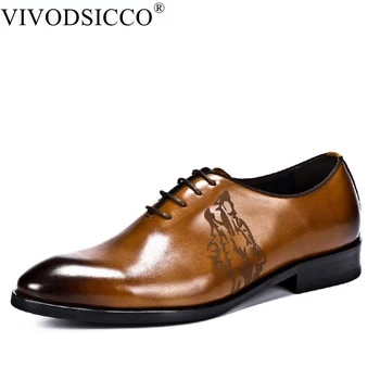 VIVODSICCO Fashion Italian Style Men Dress Wedding Shoes Luxury Men's Business Oxfords Casual Flats Black Leather Derby Shoes
VIVODSICCO Fashion Italian Style Men Dress Wedding Shoes Luxury Men's Business Oxfords Casual Flats Black Leather Derby Shoes